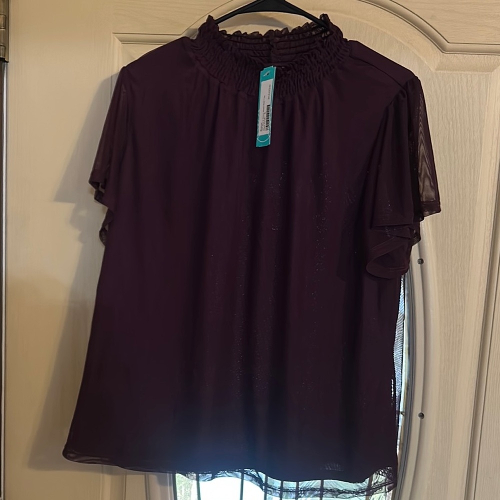 Elegant Purple Women's Top